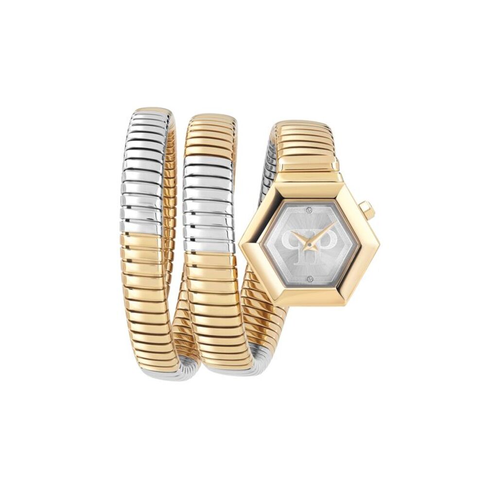Philipp Plein $nake Hexagon Bracelet Watch Gold Womens